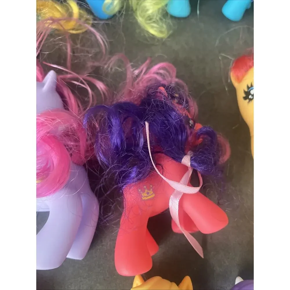 My Little Pony MLP Lot Mixed Size Figures Ponies Hasbro Vintage Bundle